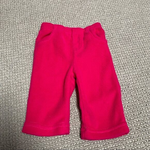 🍭4/$20 Children’s Place Fleece Warm and Cozy Pants for Baby Girl 3-6 months - Picture 1 of 3